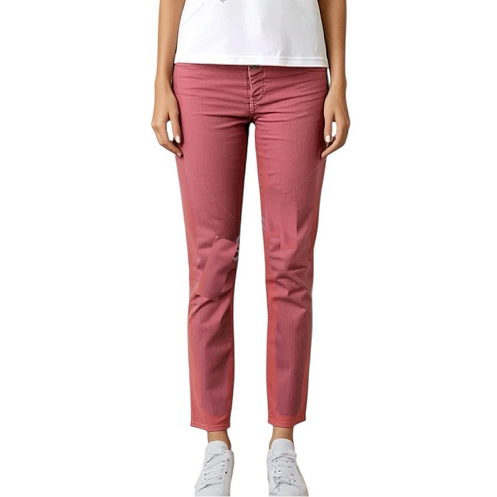 Women's Size W31 Pink Straight Leg Ankle Denim Jeans